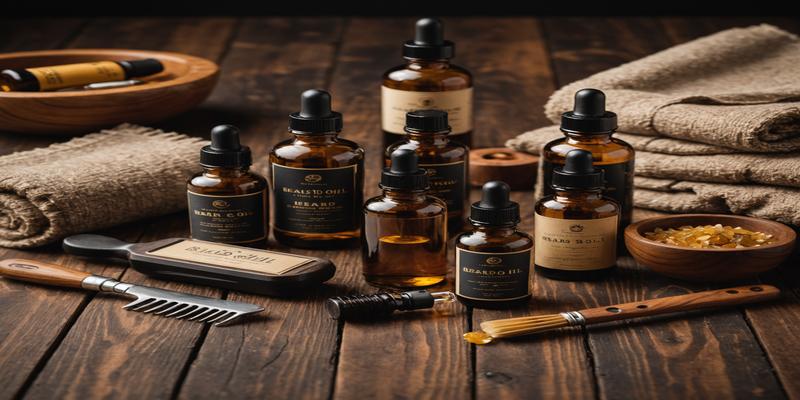 Beard oil and grooming products