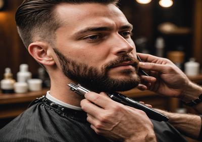Professional beard shaping